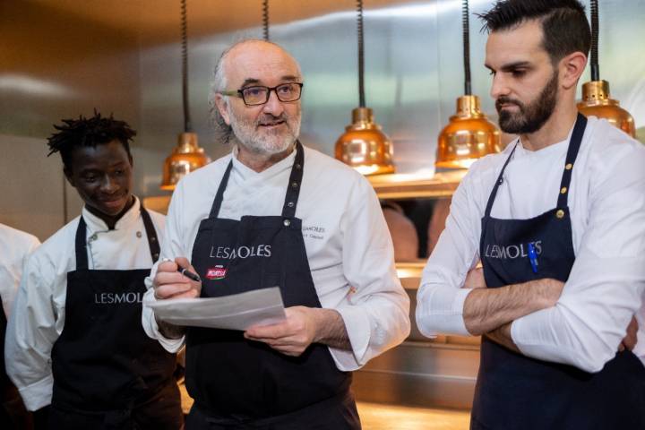 El chef antes del servicio.