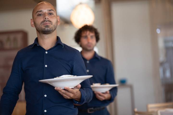 Fernando Corrochano y Fernando Cid,  primos curtidos en las cocinas de 'Elkano'.