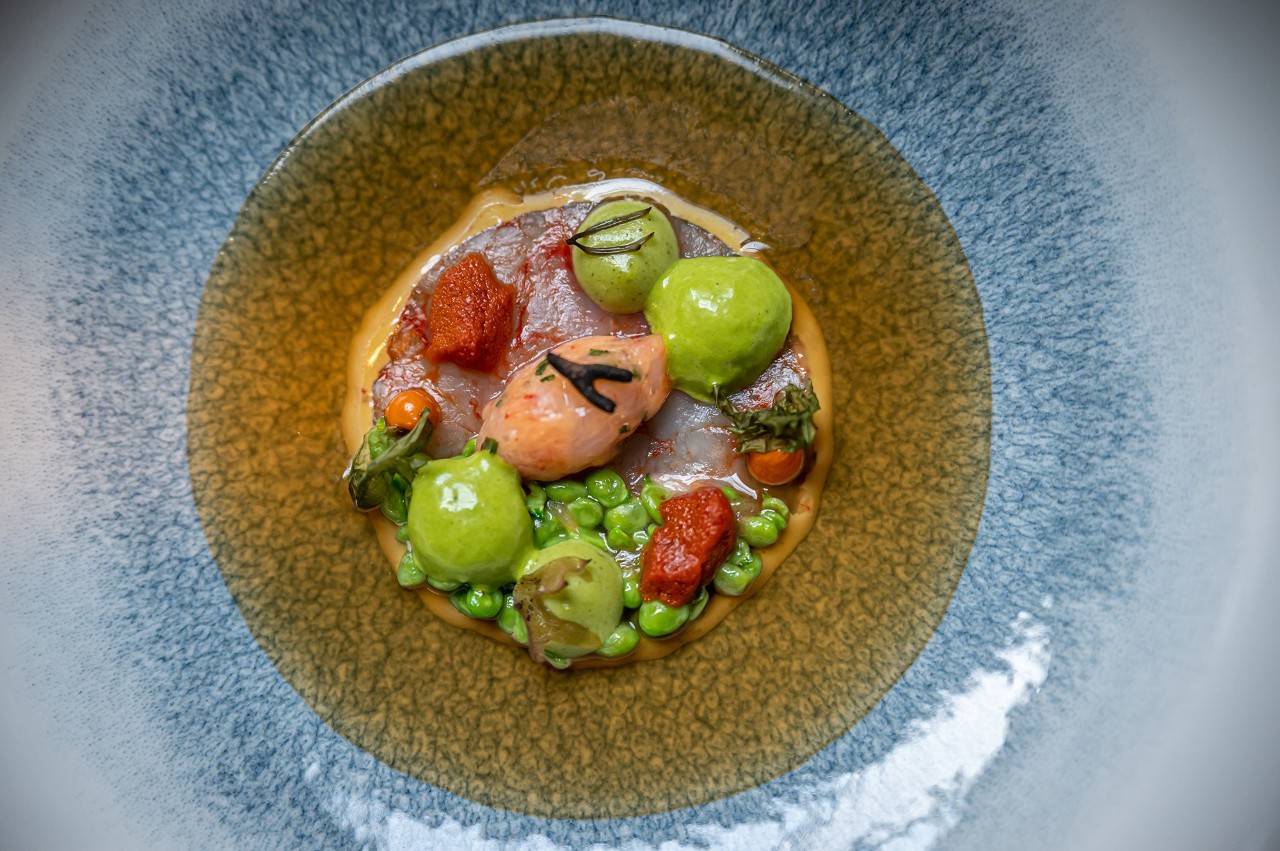 Los nuevos platos de Lasarte. La ensalada templada de crustáceos