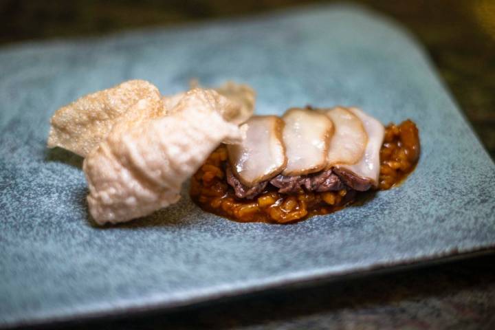 Restaurante 'A Barra': arroz con corzo y boletus