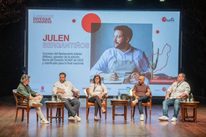 Cocineros participantes en el Miniature Enyesques Congress de Lanzarote