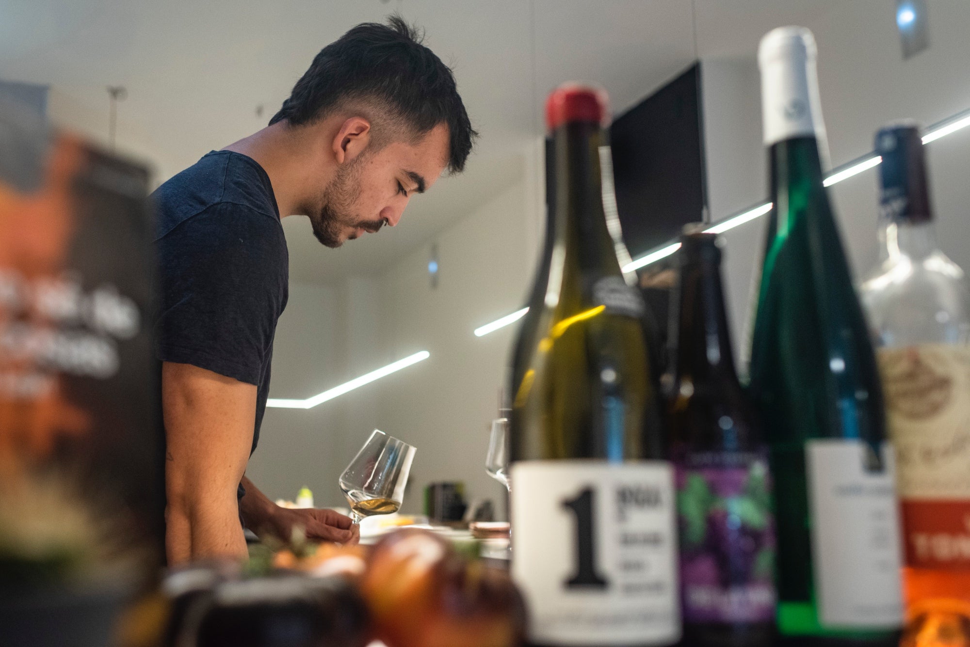 "Con una copa de vino y una gilda de 'La Bodeguita de San Segundo' soy feliz"