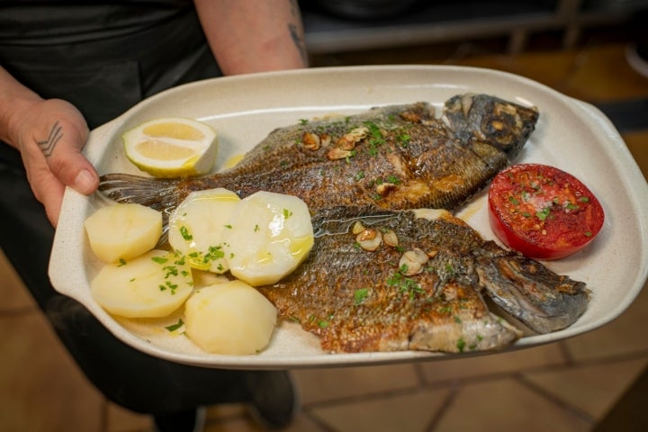 Restaurante O Castro dorada 