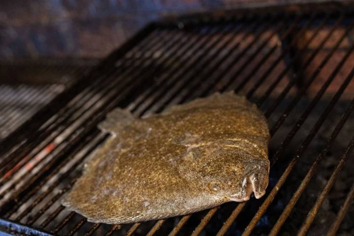 Rodaballo a la parrilla