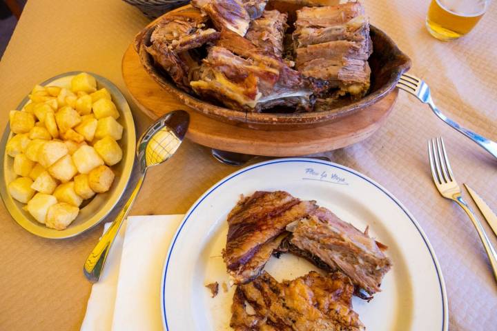 Con esta ración de cordero comen dos personas.