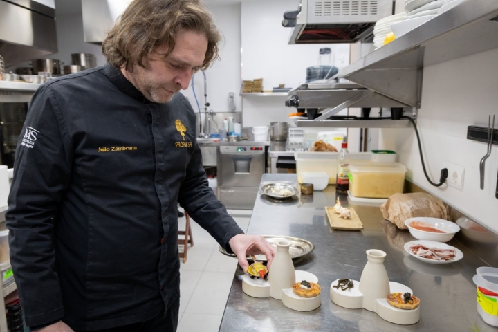 Julio Zambrana, chef de Promesa.