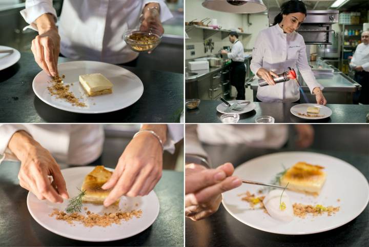 La cocinera lo llama el postre del paraíso. Y efectivamente, allí te lleva.