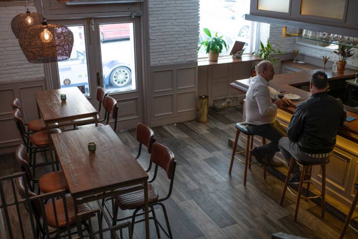 Zona del bar del restaurante Allégorie