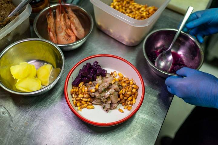 El ceviche clásico de Domenico.