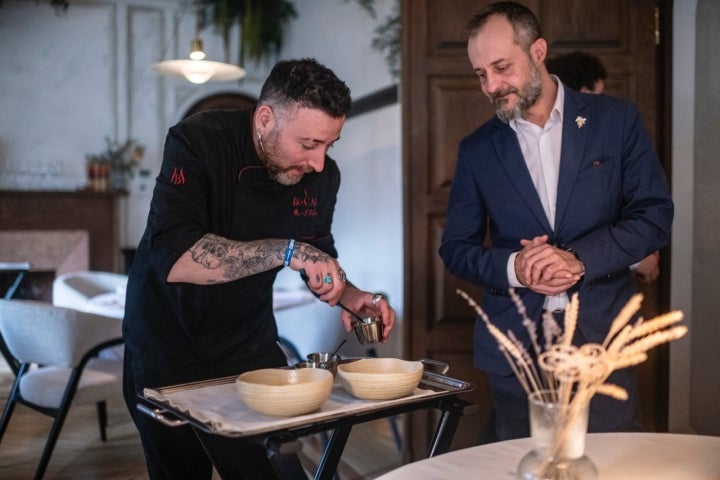 Comedor del restaurante Bancal (Madrid).