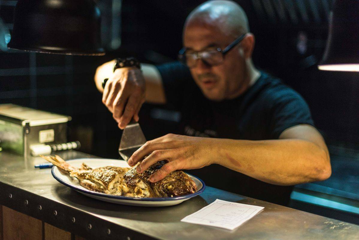 Un madrileño cocinando el mar