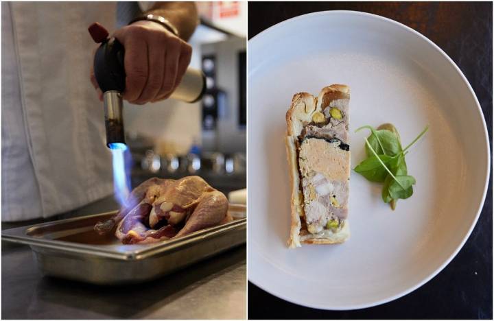 Restaurante Cala Pate croute de faisán