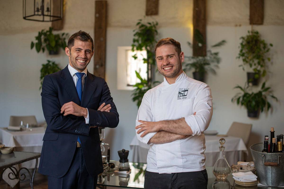 César y Áxel, siempre con una sonrisa de oreja a oreja.