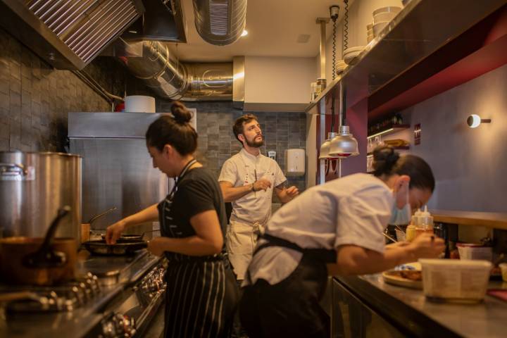 Mario en cocina