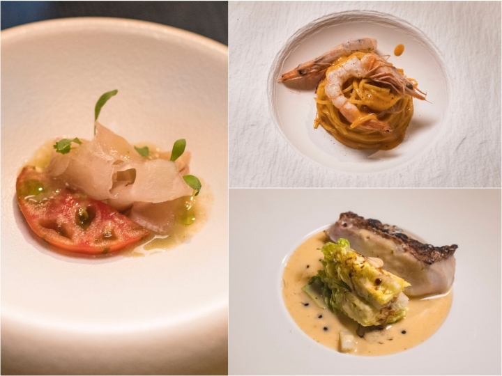 Platos del restaurante Gurisa (Madrid).