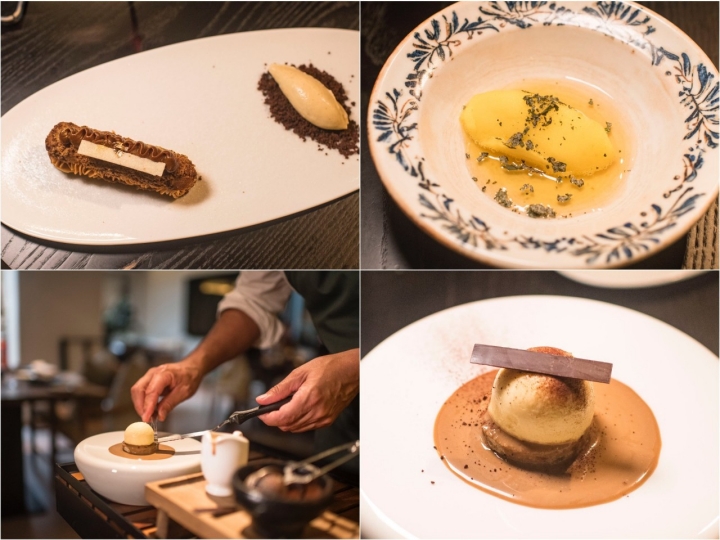 Postres del restaurante Gurisa (Madrid).