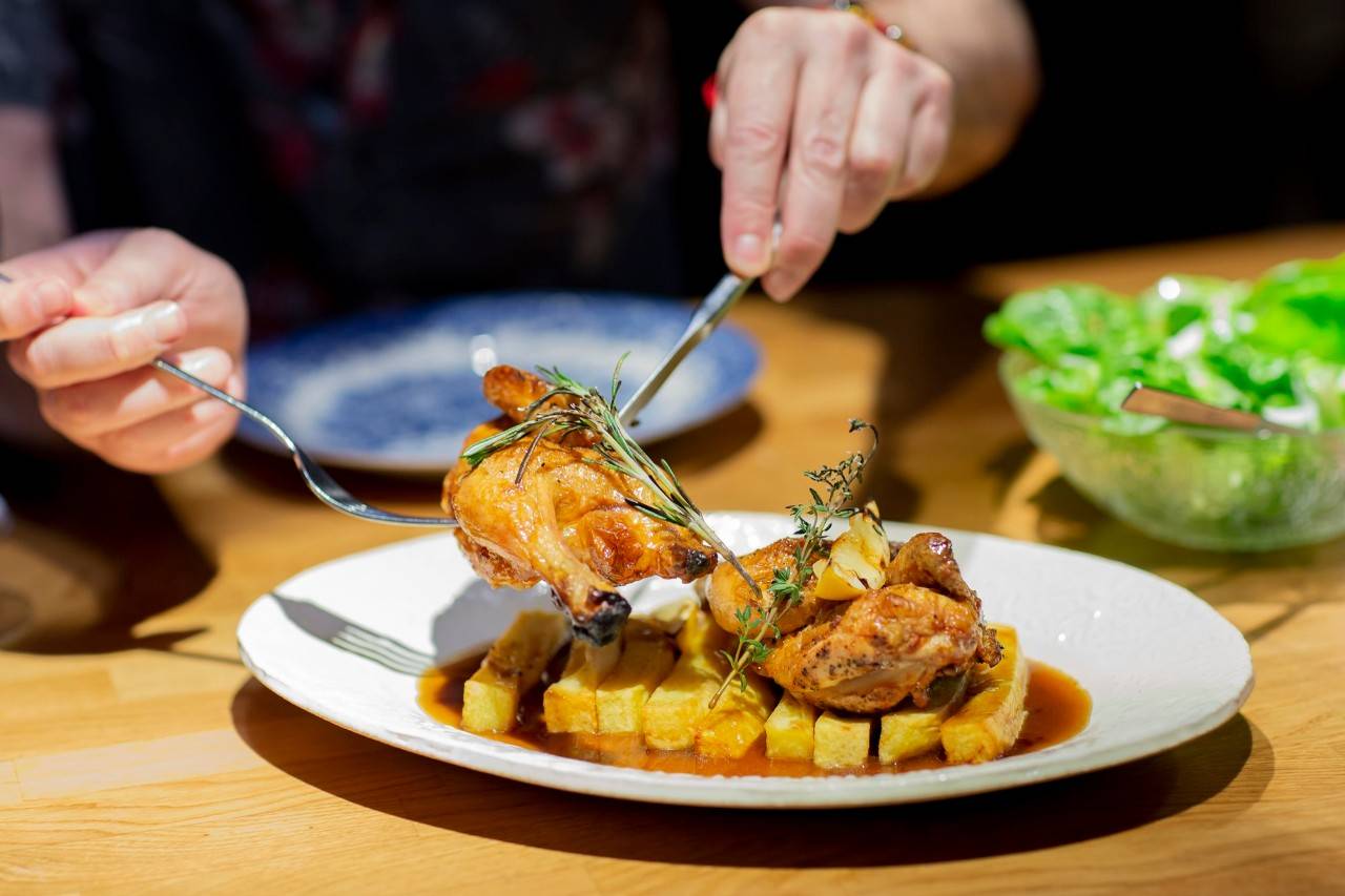 Una experiencia de "comida familiar"