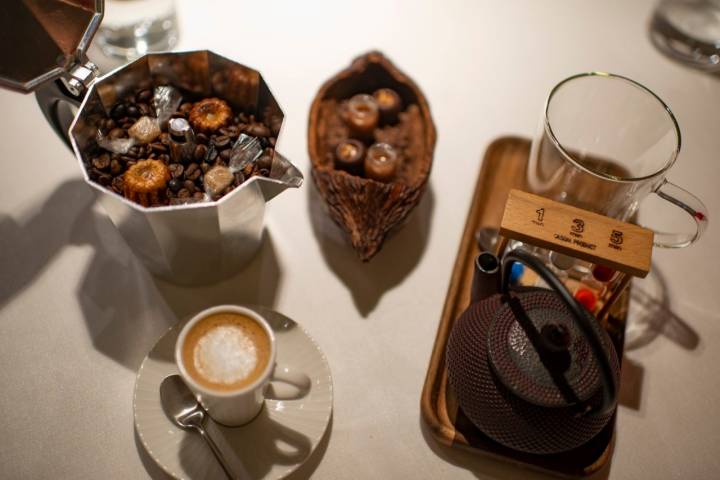 Cuidado en el detalle, hasta el café.