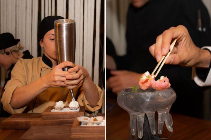 Restaurante 'La Gaia': aperitivos de bienvenida