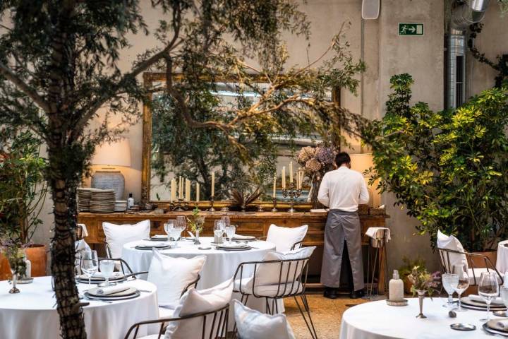 El restaurante ocupa una antigua fábrica de marroquinería.