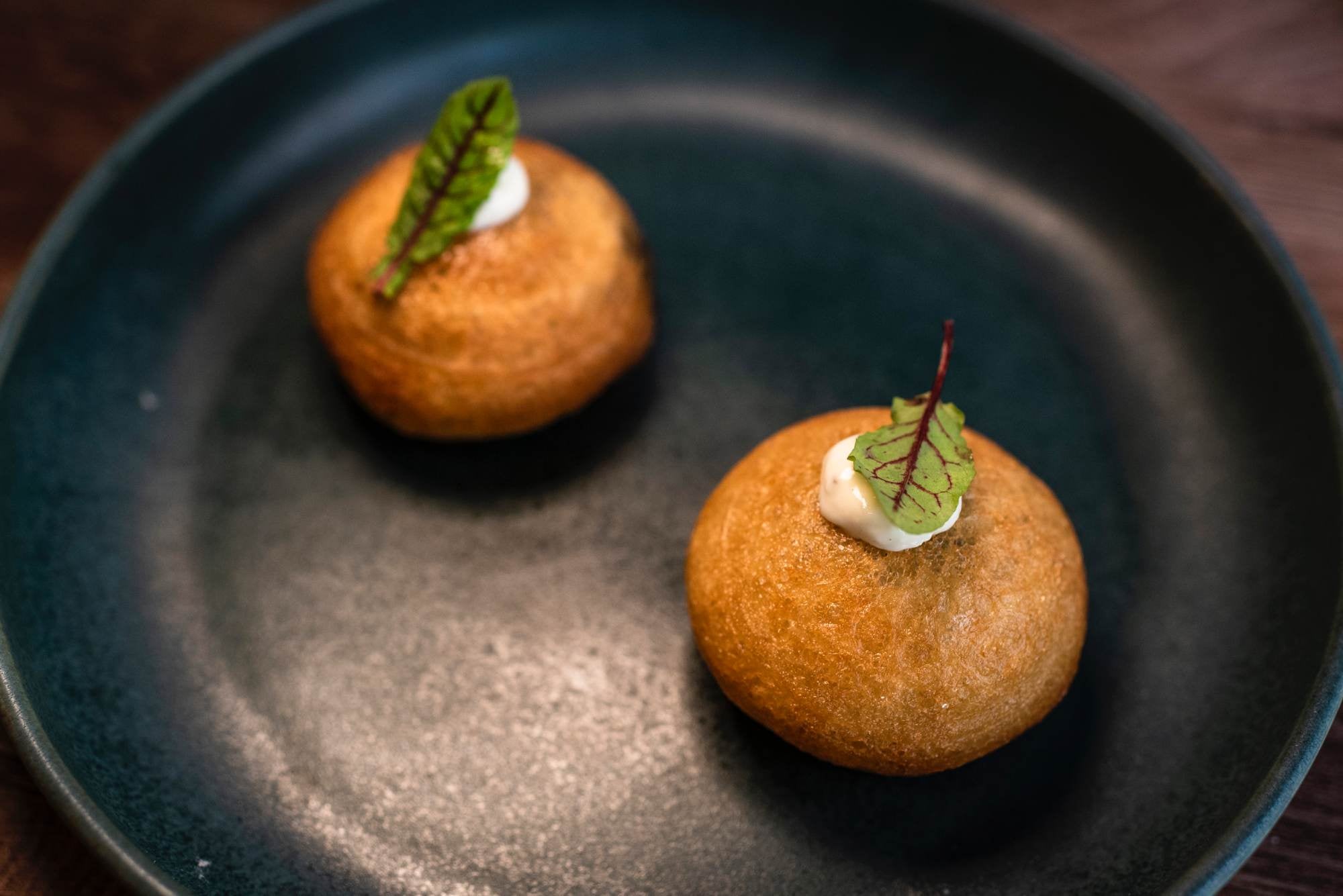 Beignet de chipirones, buñuelo de chipiron aireado