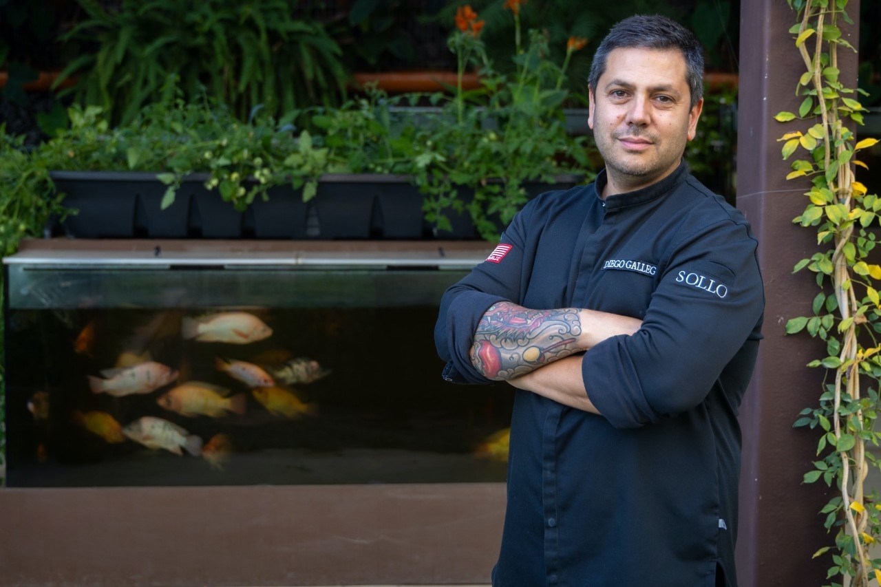 Diego Gallegos, chef del restaurante Sollo (Fuengirola, Málaga).