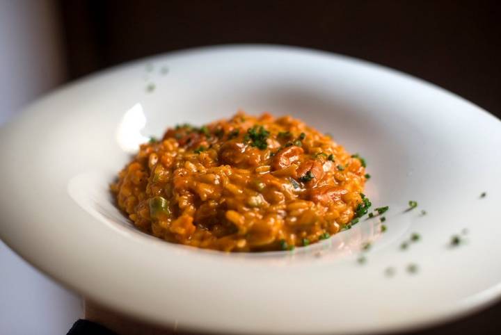 Arroz con erizos, siempre que sea temporada, claro.