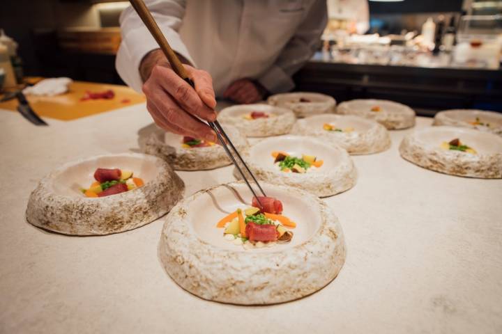 ​  Restaurante Ugo Chan. Madrid. Ensaladilla rusa