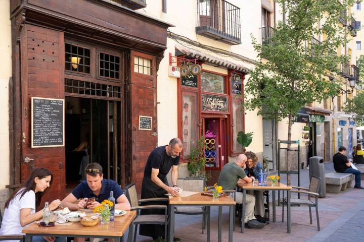 terraza vegetariano