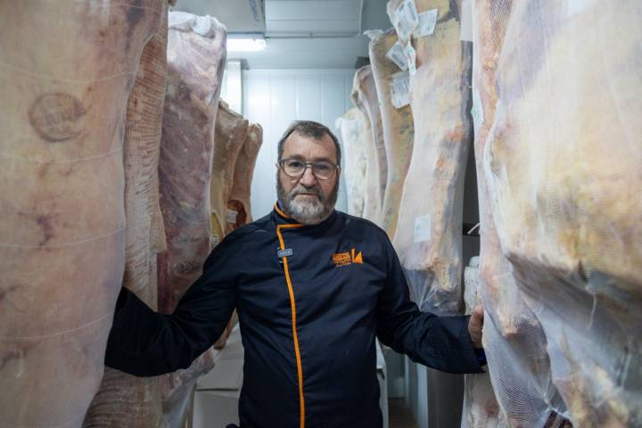 Restaurante 'La Castillería' (Vejer de la Frontera): Juan Valdés en la cámara de maduración