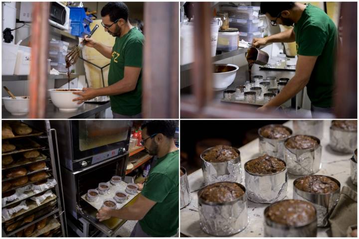 La misma receta de brownie que David seguía de pequeño.