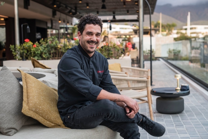 Alejandro Garrido, chef del restaurante Bonfire (Adeje, Tenerife).
