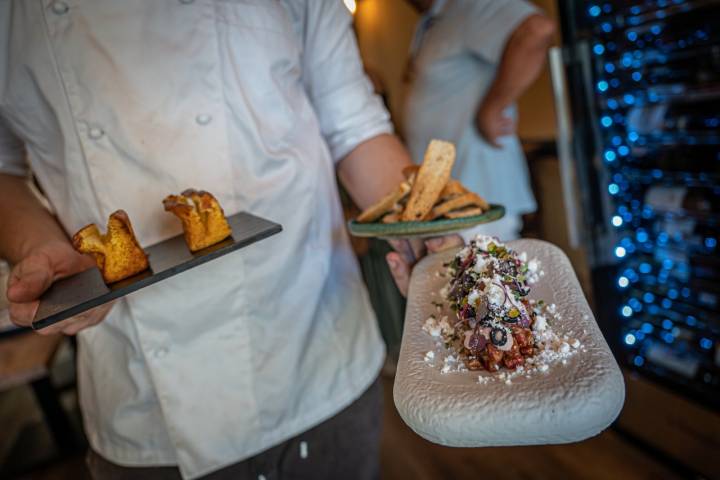 Restaurantes de Cambrils tartar de fuet de payés Instint