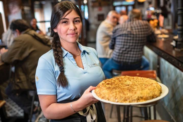 Tortilla de ventresca.