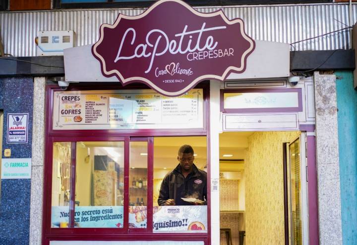 'La Petite' está en la céntrica y concurrida Plaza Mayor.