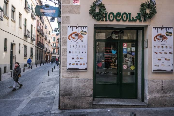 En 'Chocolat' también se sirven platos al mediodía.