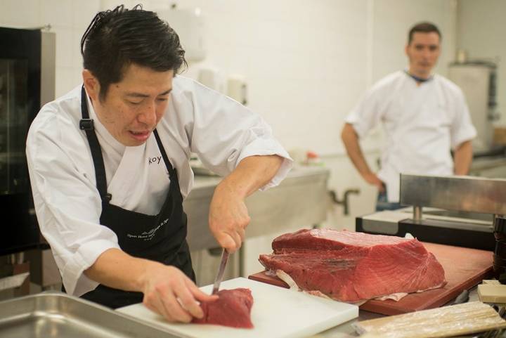 Hideki Matsuhisa en un momento de su master class.