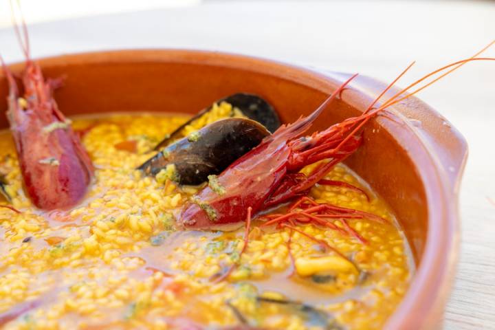 Los arroces con bogavante o carabineros es de los platos que más se piden.