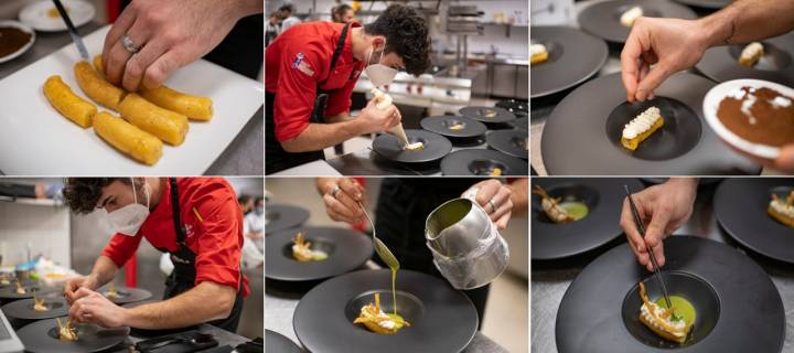 Concurso Frutas Tropicales Gastronomika 2021: postre de Andrés Mengel