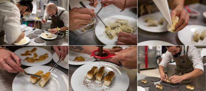 Concurso Frutas Tropicales Gastronomika 2021: postre de José Bertolo