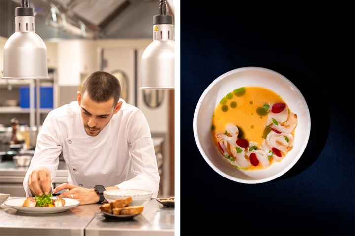 El chef André Santos se especializa en el producto portugués combinándolo con influencias africanas y asiáticas