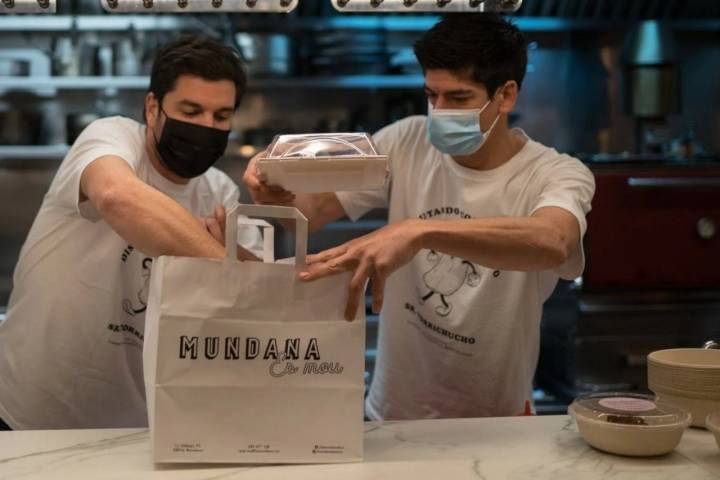 Delivery restaurantes de Barcelona en Madrid: Alain Guiard y Marc Martín ('Mundana es Mou)