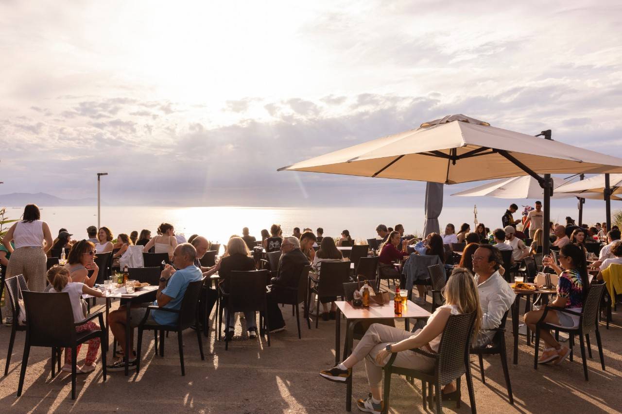 Terraza de 'Golfo Norte', en Barrika (Bizkaia)