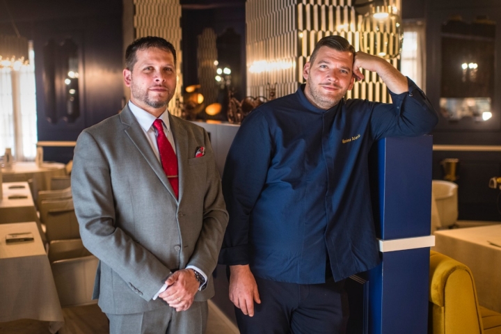 Giovanni Mastromarino (sala) y Massimo Arienti (chef).