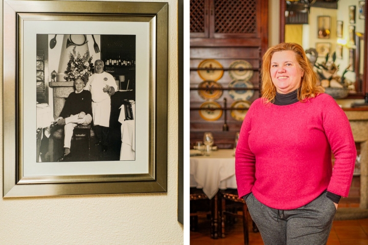 La segunda generación hizo famoso al restaurante e impulsó la gastronomía local; Helena Fialho (la tercera generación) promete mantener los mismos resultados.