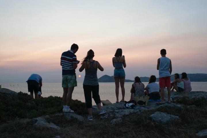 Chiringo do Fonforrón (Playa de Fonforrón): selfies al atardecer