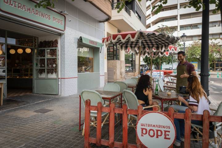 Terraza en Ultramarinos Pope (Valencia)