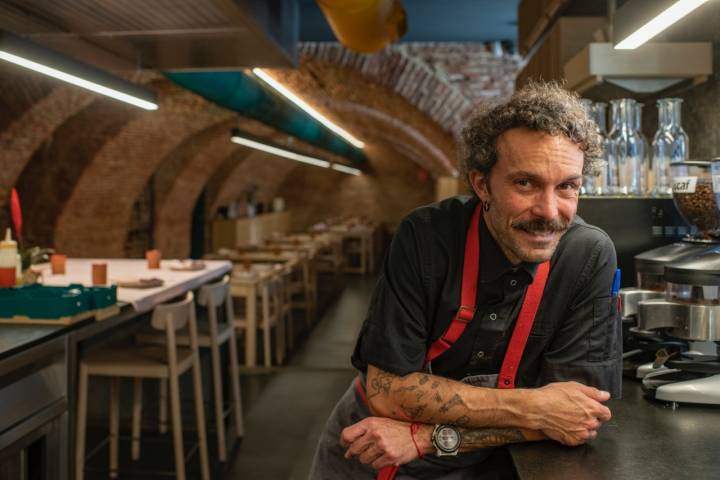 El cocinero coruñés Iván Domínguez.