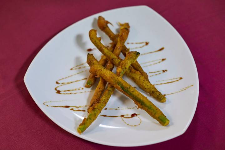 Tempura de espárragos