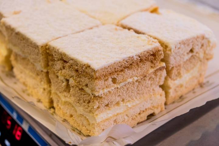 Estos pastelitos rusos se pueden encontrar fácilmente en las pastelerías de Bilbao. Foto: Shutterstock.